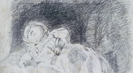 Un bébé (possiblement Maria Louisa Constable) 1819